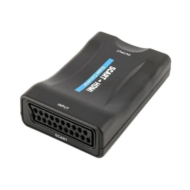 Видео конвертор Estillo ASK-ST001, Scart женско - HDMI женско, Черен, (35933710)