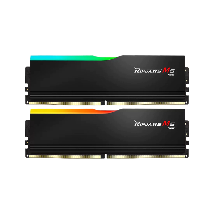 Памет G.SKILL Ripjaws M5 RGB Black 64GB(2x32GB) DDR5-6000 - Intel XMP, (35939224)