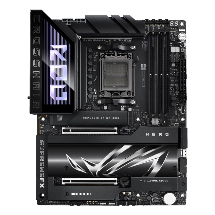 Дънна платка ASUS ROG CROSSHAIR X870E-E HERO WIFI AM5 DDR5, (35938419)