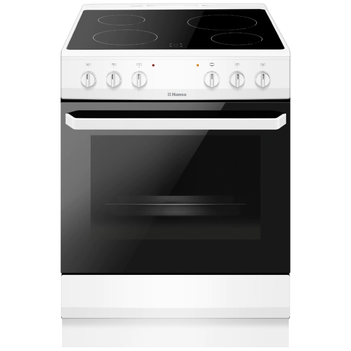 Готварска печка Hansa FCCW680009 със стъклокерамичен плот, (13779)