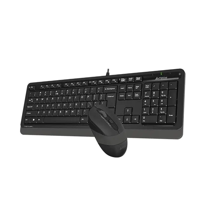 Комплект клавиатура и мишка A4TECH Fstyler F1010, Сив, (35933727)
