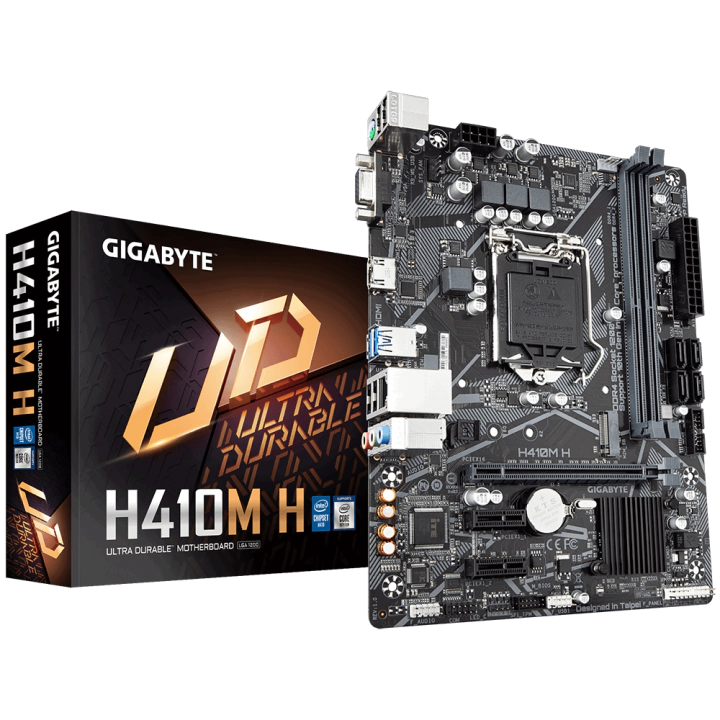 Дънна платка GIGABYTE H410M-H V2, Socket 1200, (35933917)