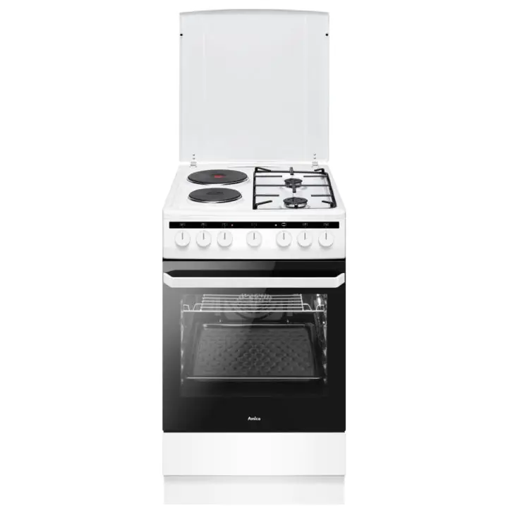 Готварска печка - комбинирана AMICA 58ME2.35HZPMS(W) 54020, (35931188)