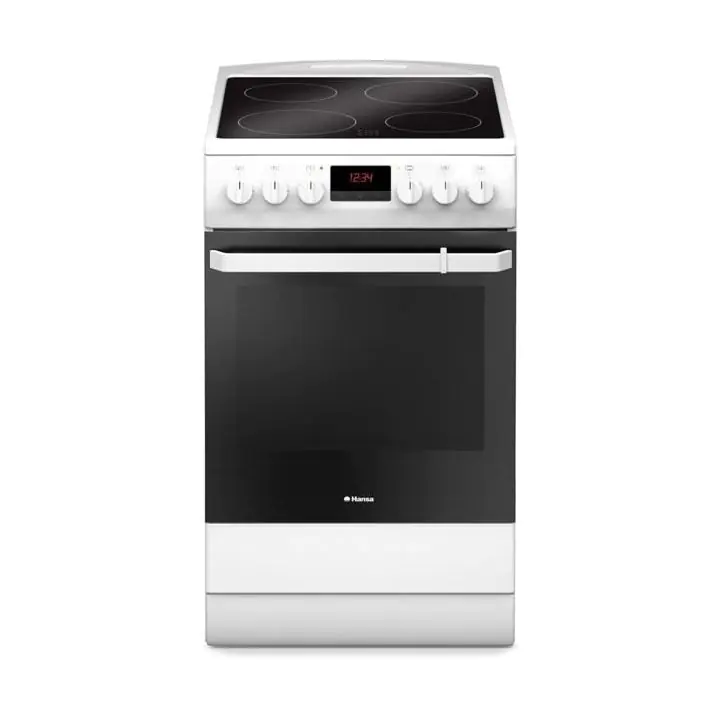 Готварска печка Hansa FCCW59209 със стъклокерамичен плот, (13783)