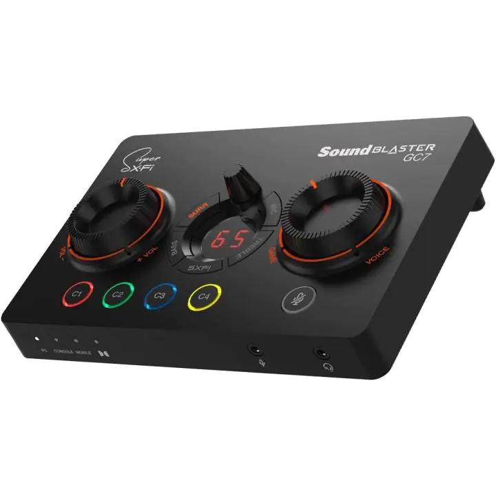 Външна звукова карта Creative Sound Blaster GC7, USB-C, Super X-FI, PC, Mac, PS 4/5, Xbox, Nintendo Switch, (35936252)