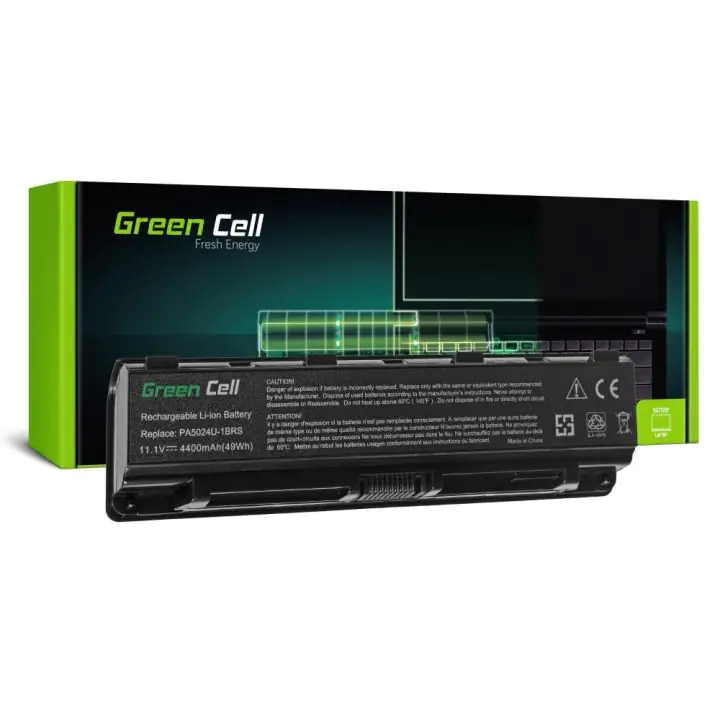 Батерия за лаптоп GREEN CELL, TOSHIBA PA5023/PA5024 Satellite C850 C855 C870 L850 L855, 10.8V, 4400mAh, (35933474)