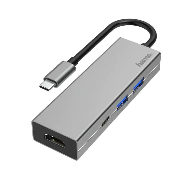USB-C 4-портов хъб, HAMA-200107, (35934282)