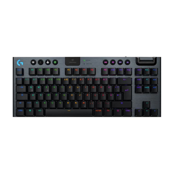 Безжична геймърска механична клавиатура Logitech G915X Lightspeed TKL - Tactile Switch, (35938901)