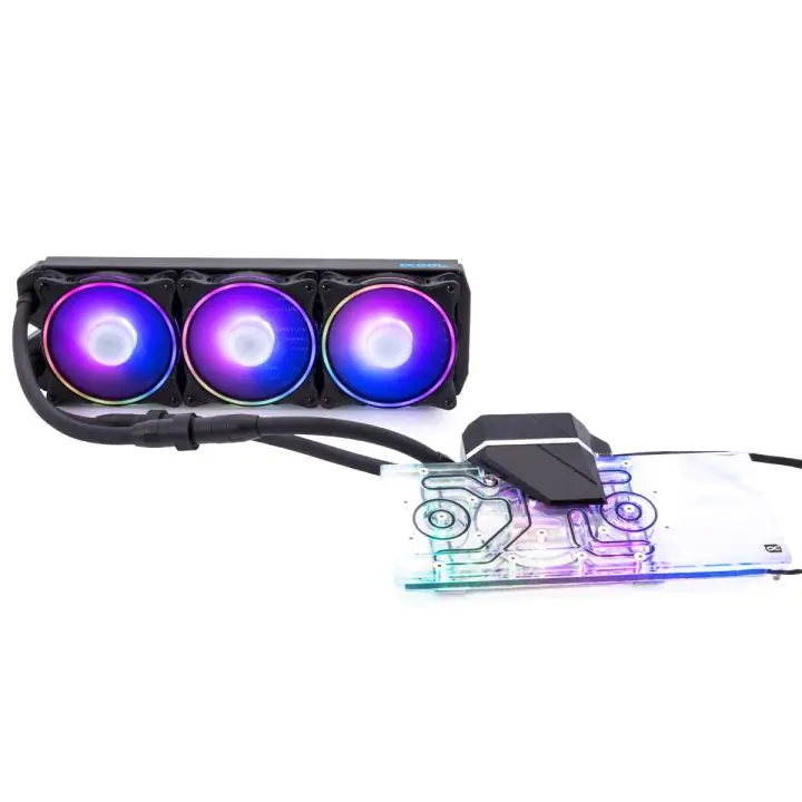 Система с водно охлаждане Alphacool Eiswolf 2 AIO - 360mm Radeon RX 6800/6800XT/6900 Reference Design with Backplate, (35935111)