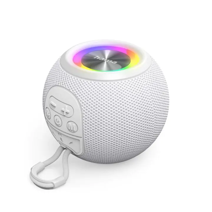 HAMA Блутут колонка 'Ball Shape Speaker', 5 светлинни режима, 5W, 188238, (35938864)