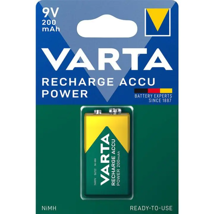 Акумулаторна Батерия VARTA R22, 8.4V, 200mAh, NiMH, 1бр. в опаковка, (35935717)