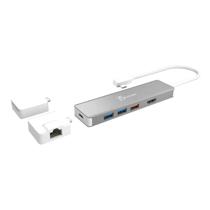 Модулна докинг станция j5create JCD375, 2 модула, USB-C, (35936671)
