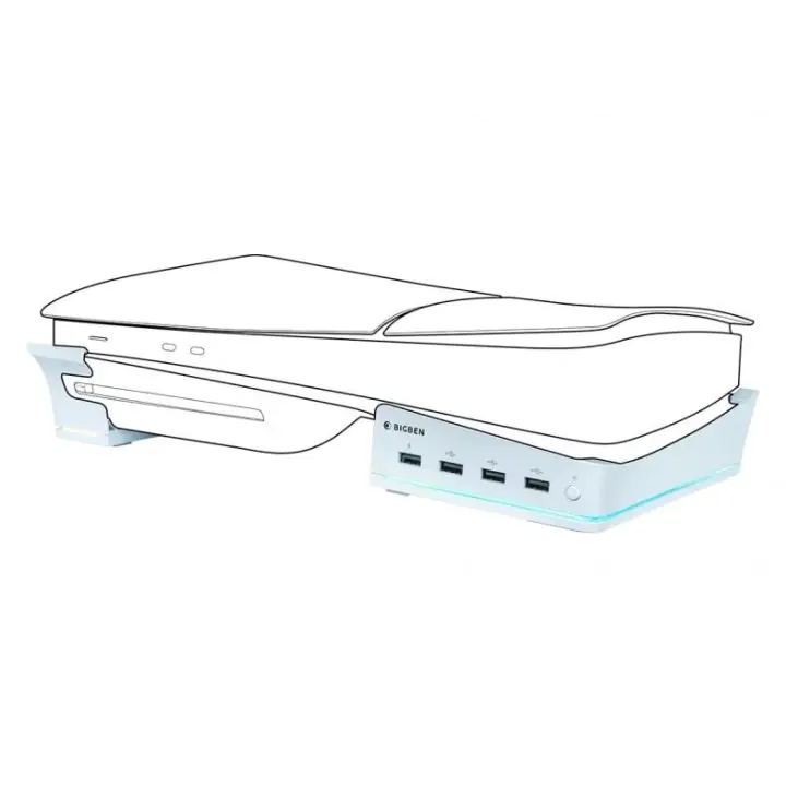 Хоризонтална стойка Nacon, За конзола PS5 Slim, (35938796)