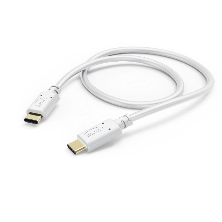 Кабел за зареждане, USB-C - USB-C,1.5м, позл.конектори, (35935991)