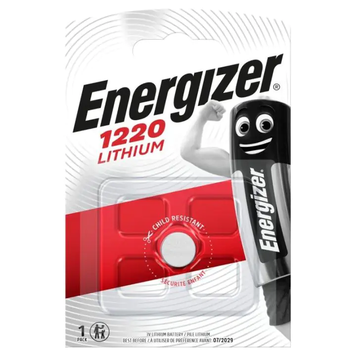 Бутонна батерия литиева ENERGIZER CR1220 3V, (35936471)