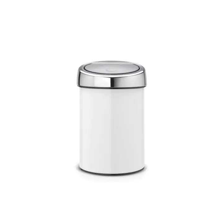 Кош за смет Brabantia Touch Bin 3L, White, (35941002)