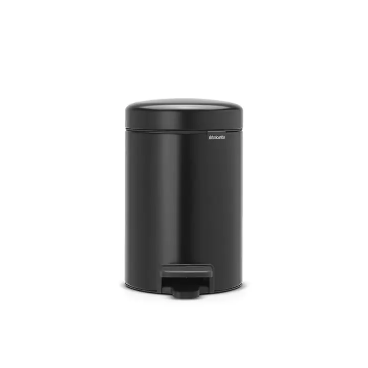 Кош за смет с педал Brabantia NewIcon 3L, Matt Black, (35941072)