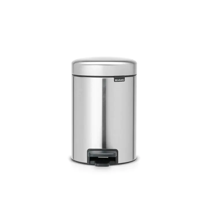 Кош за смет с педал Brabantia NewIcon 3L, Matt Steel Fingerprint Proof, (35941073)