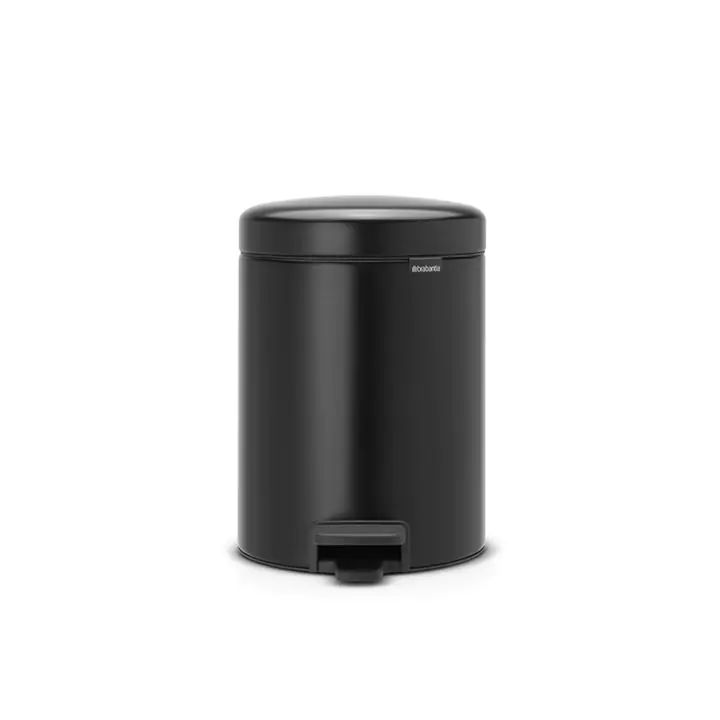 Кош за смет с педал Brabantia NewIcon 5L, Matt Black, (35944237)