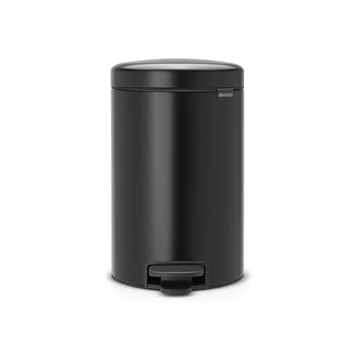 Кош за смет с педал Brabantia NewIcon 12L, Matt Black, (35941082)