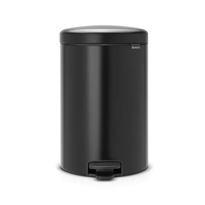 Кош за смет с педал Brabantia NewIcon 20L, Matt Black, (35941090)