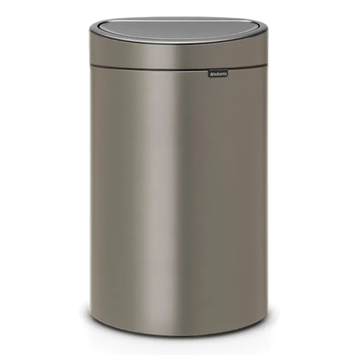 Кош за смет Brabantia Touch Bin New 40L, Platinum, (35941108)