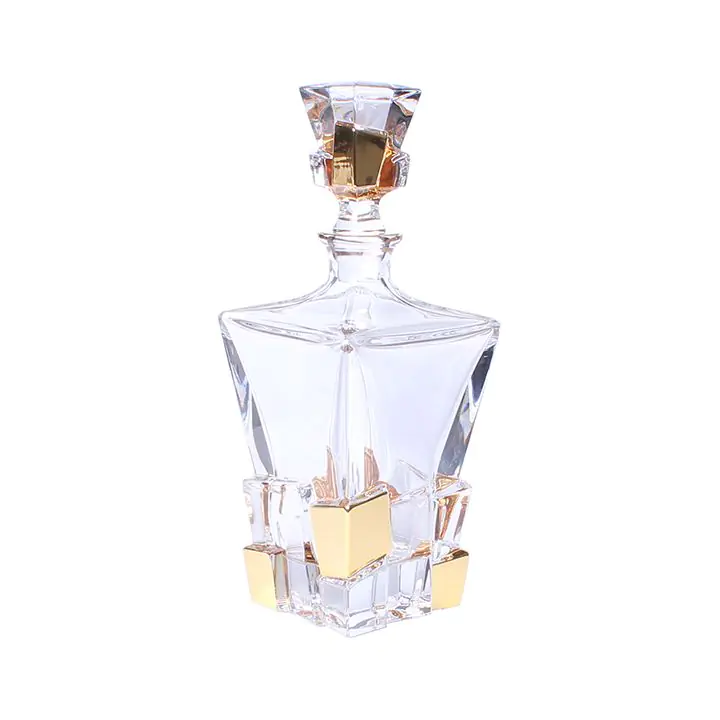 Гарафа Bohemia 1845 Crack Gold 900ml, (35946733)