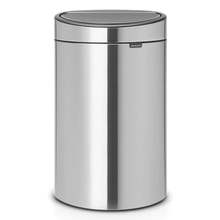 Кош за смет Brabantia Touch Bin New 40L, Matt Steel, (35941174)