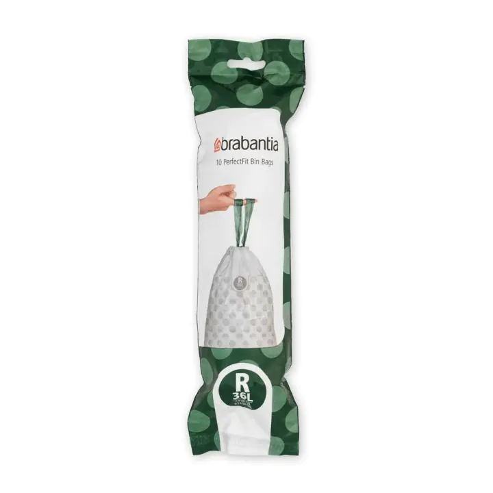 Торба за кош Brabantia PerfectFit Bo, размер R, 36L, 10 броя, ролка, (35941180)