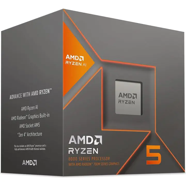Процесор AMD RYZEN 5 8600G, 4.3GHz (Up to 5.0GHz) 16MB Cache, 65W, AM5, BOX, (35937332)