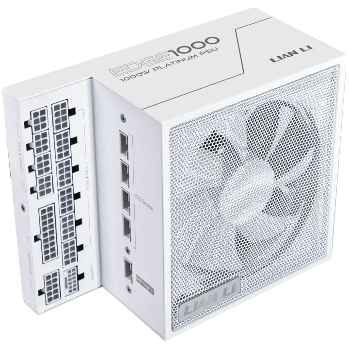 Захранващ блок Lian Li EDGE EG1000 White 1000W 80+ Platinum PCIe 5.1, ATX 3.1, (35938762)