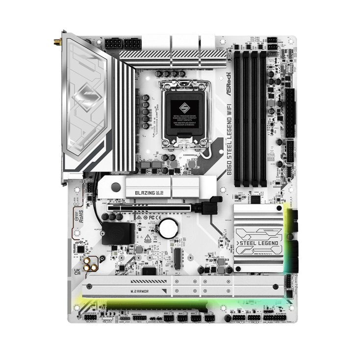 Дънна платка ASRock B860 STEEL LEGEND WIFI 6E, LGA 1851, (35938898)