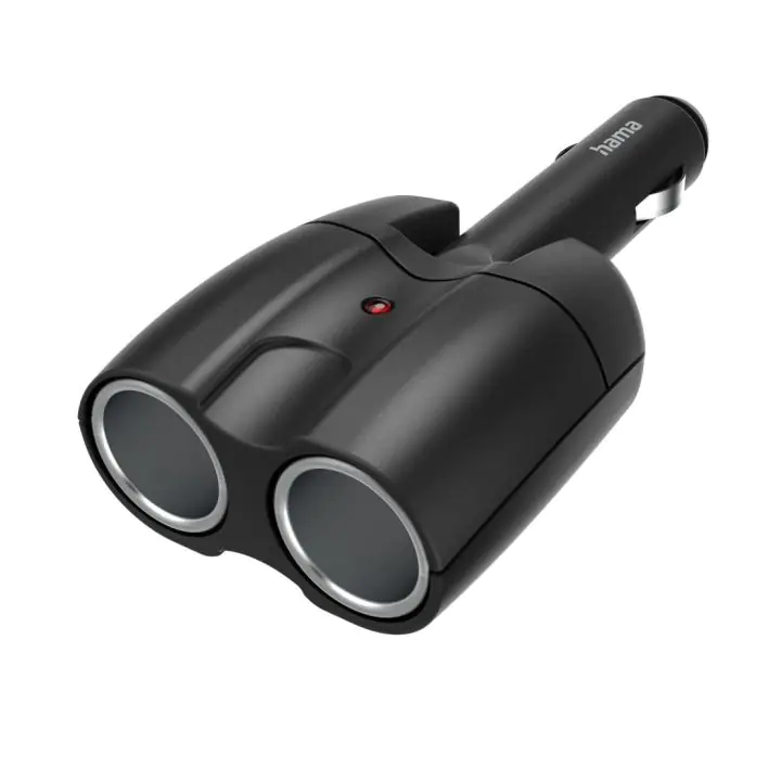 HAMA Разклонител 1:2 за запалката на автомобил, 180 °, 12 V, 223403, (35938074)