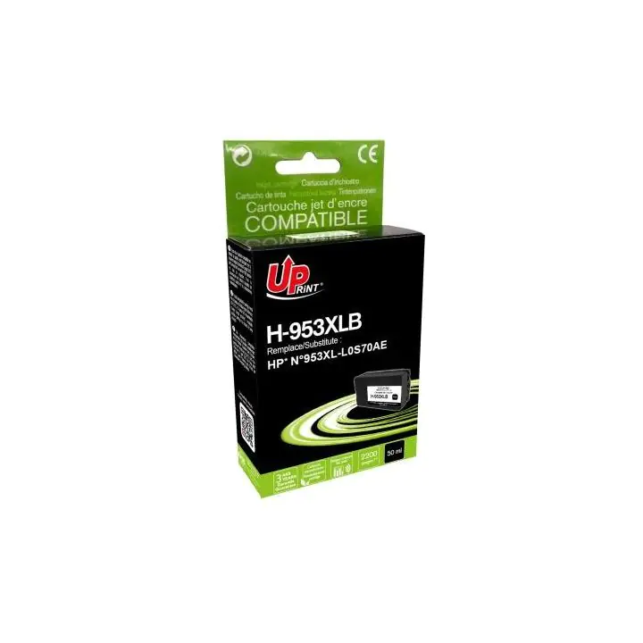 Мастилница UPRINT L0S70AE, HP 953XL, OfficeJet Pro 8210/8710/7720, 50 ml, Black, (35933704)