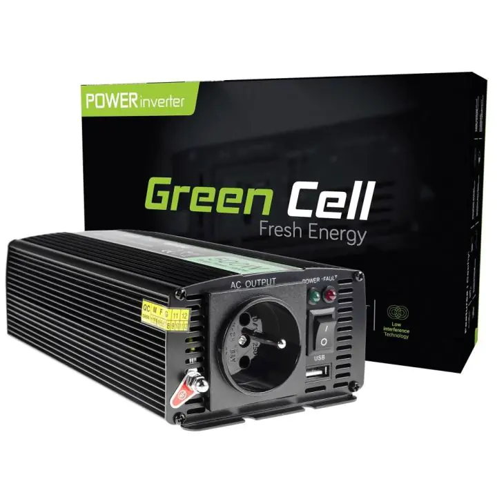 Инвертор GREEN CELL 24V/500W, (35933636)