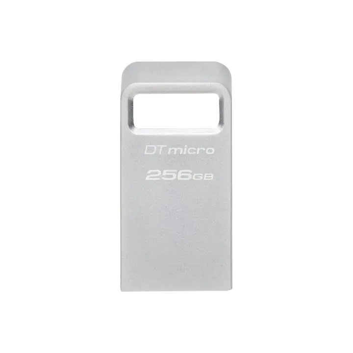 USB памет KINGSTON DataTraveler Micro, 256GB,USB-A 3.2 Gen 1, Сребрист, (35935923)
