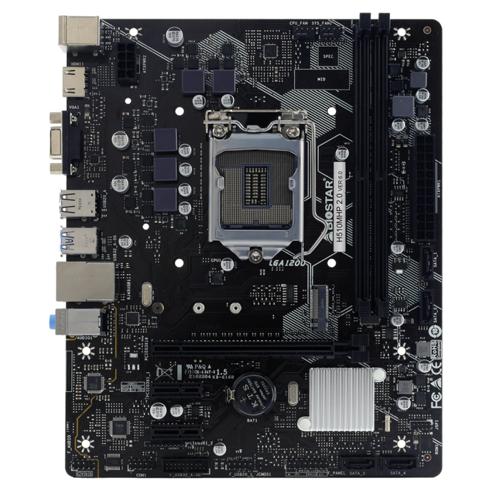 Дънна платка BIOSTAR H510MHP 2.0, LGA1200, DDR4, mATX, (35936966)