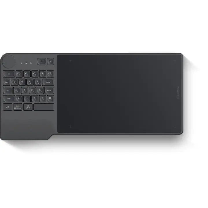 Графичен таблет HUION Inspiroy Keydial KD200, USB-C, Bluetooth, Metal Grey, (35934321)