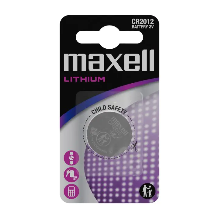 Бутонна батерия литиева MAXELL CR2012 3 V, (35932580)