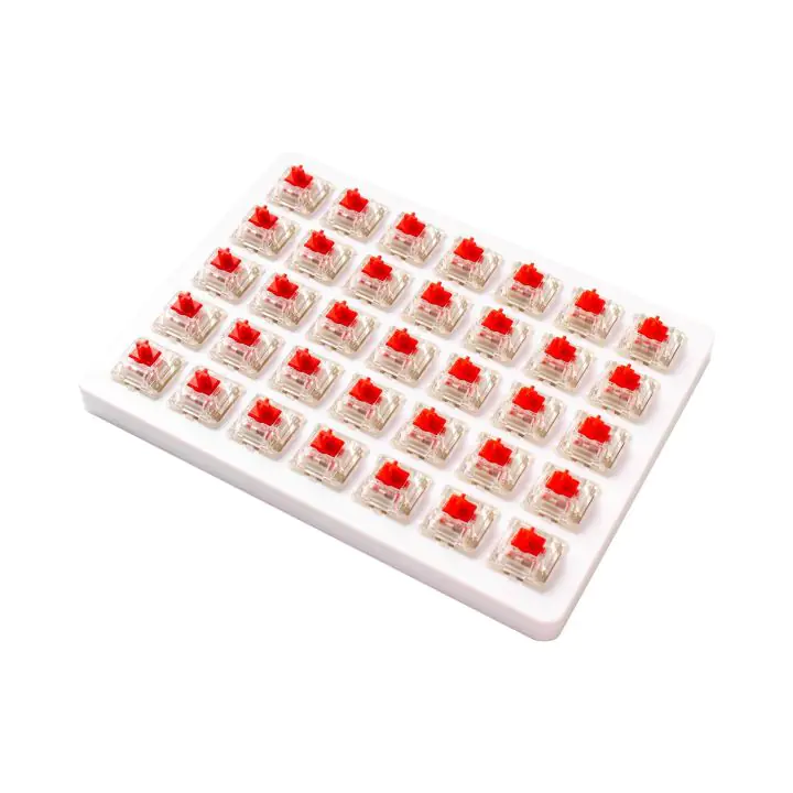 Суичове за механична клавиатура Keychron Cherry MX Red RGB, Switch Set 35 броя, (35934549)