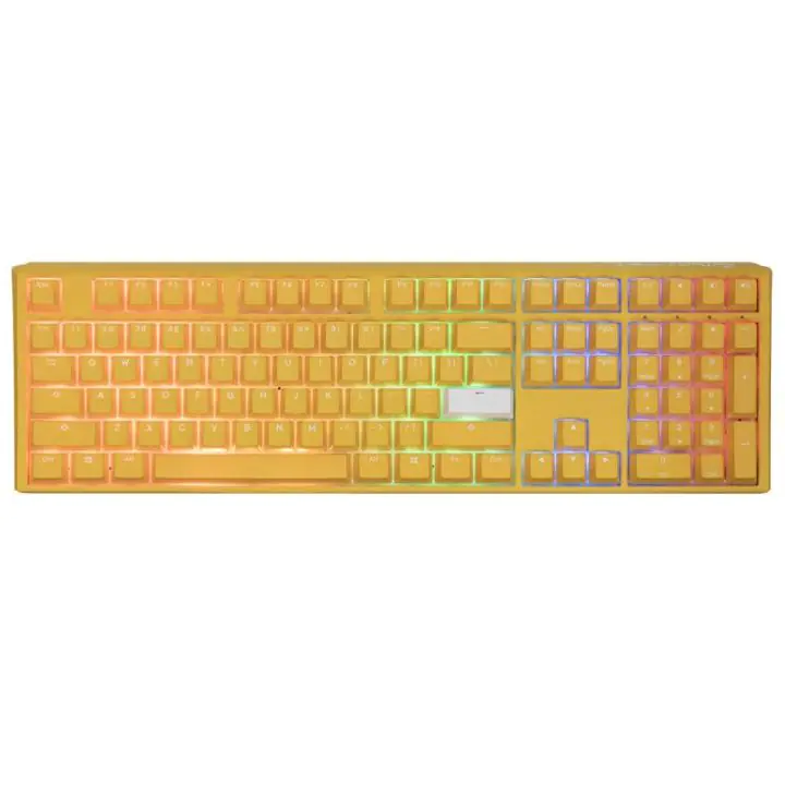 Геймърскa механична клавиатура Ducky One 3 Yellow Full-Size, Cherry MX Red, (35935148)