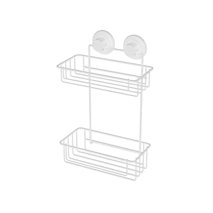 ЕТАЖЕРКА TEKNO TEL DM-256 2 нива/вакуум бяло, (18579)