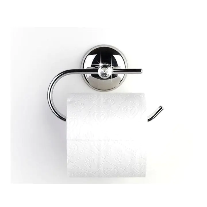 Поставка за тоалетна хартия лукс TEKNO TEL MG 194, 15х5х11 см, Закрепване с дюбел, Хром, (18302)