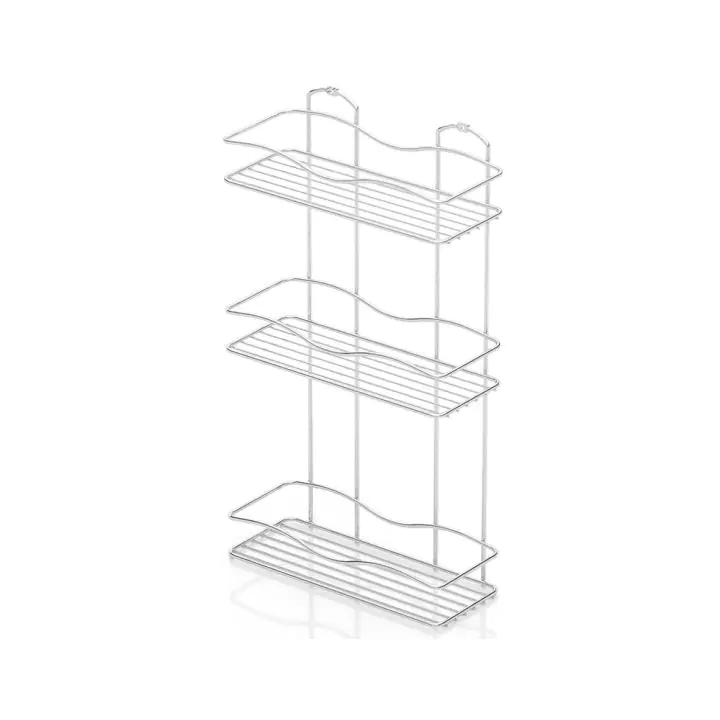 Поставка за баня 3 TEKNO TEL BK-013 нива хром-никел, (18584)