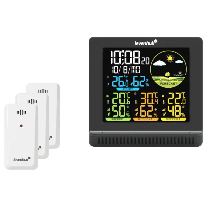Метеорологична станция Levenhuk Wezzer PLUS LP40, (78894)
