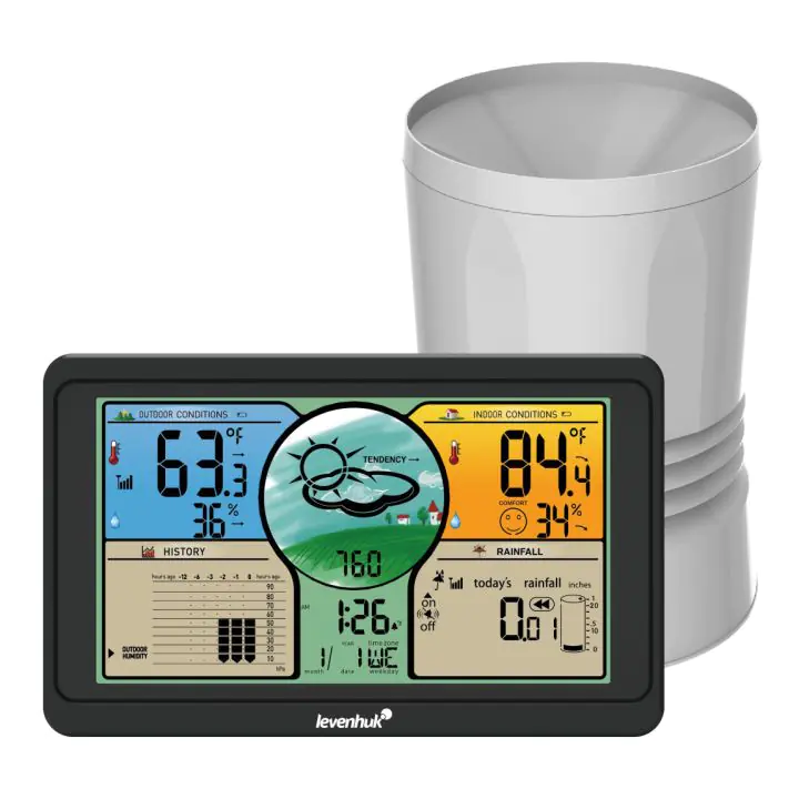 Метеорологична станция Levenhuk Wezzer PLUS LP70, (78897)