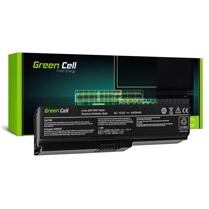Батерия за лаптоп GREEN CELL, Toshiba Satellite C650 C650D C660 C660D L650D L655 L750 PA3635U PA3817U, 10.8V, 4400mAh, (35933472)