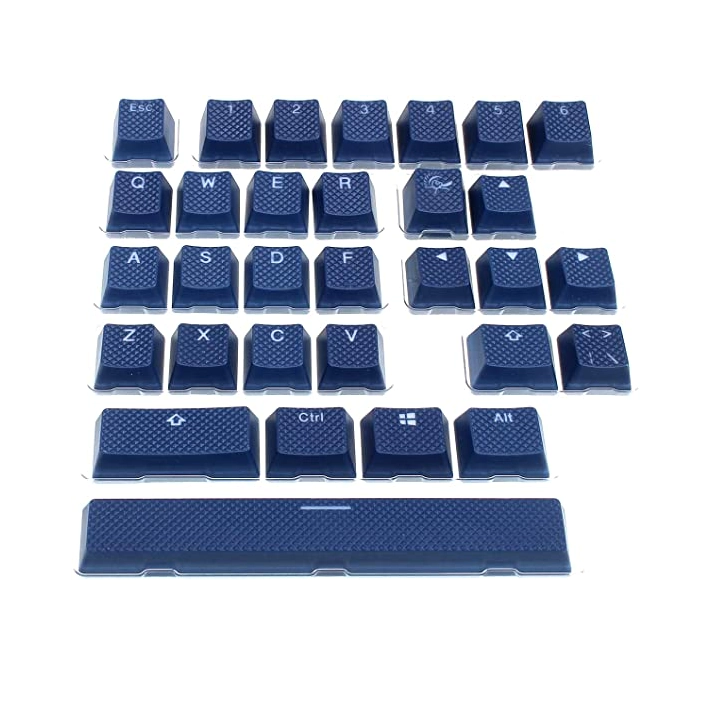 Капачки за механична клавиатура Ducky Navy 31-Keycap Set Rubber Backlit Double-Shot US Layout, (35934579)