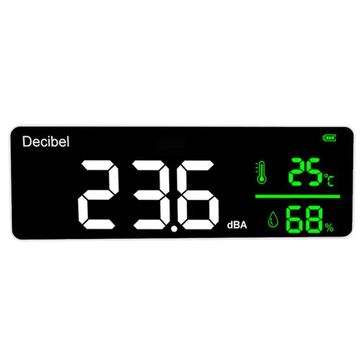 Термохигрометър с монитор за звук Levenhuk Wezzer Teo TH70, (81411)