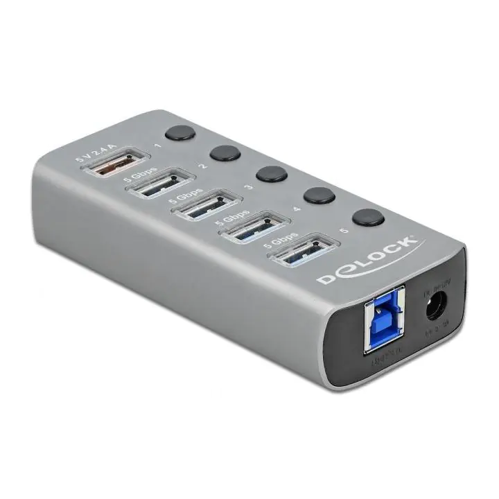 USB Хъб, 4 порта, DELOCK-63262, (35934869)